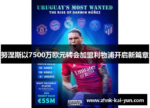 努涅斯以7500万欧元转会加盟利物浦开启新篇章